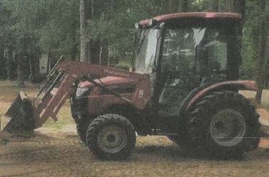 Photo of stolen tractor